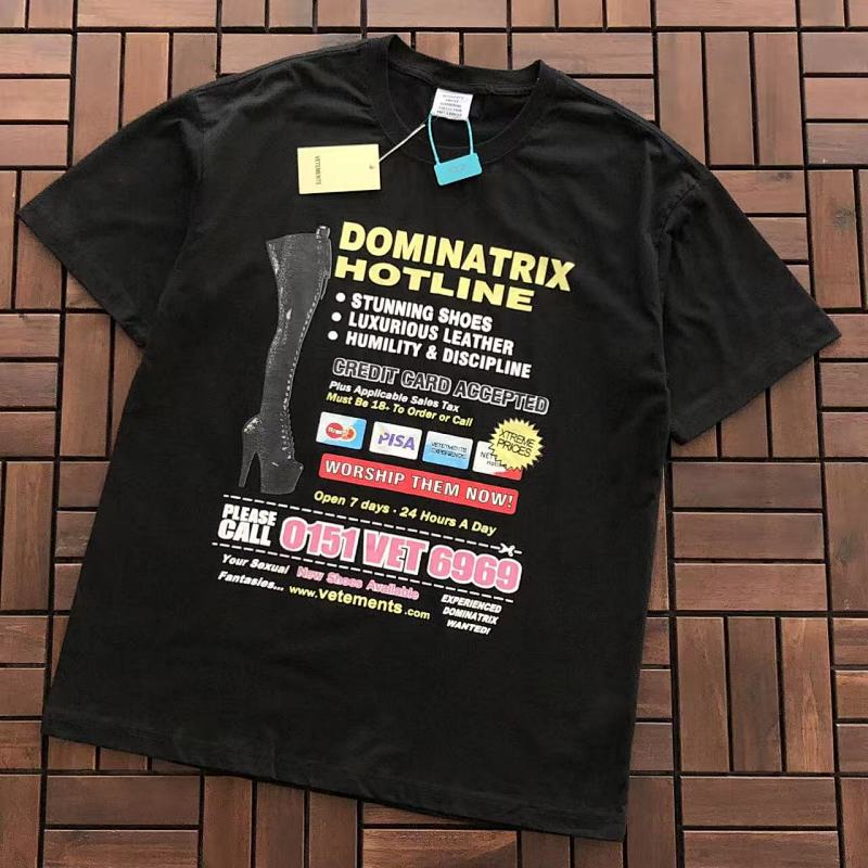 Other ~ 115 VETEMENTS T-SHIRT 66012557 (Im 185CM 80KG Iwear Size M In The Photo), photo 1