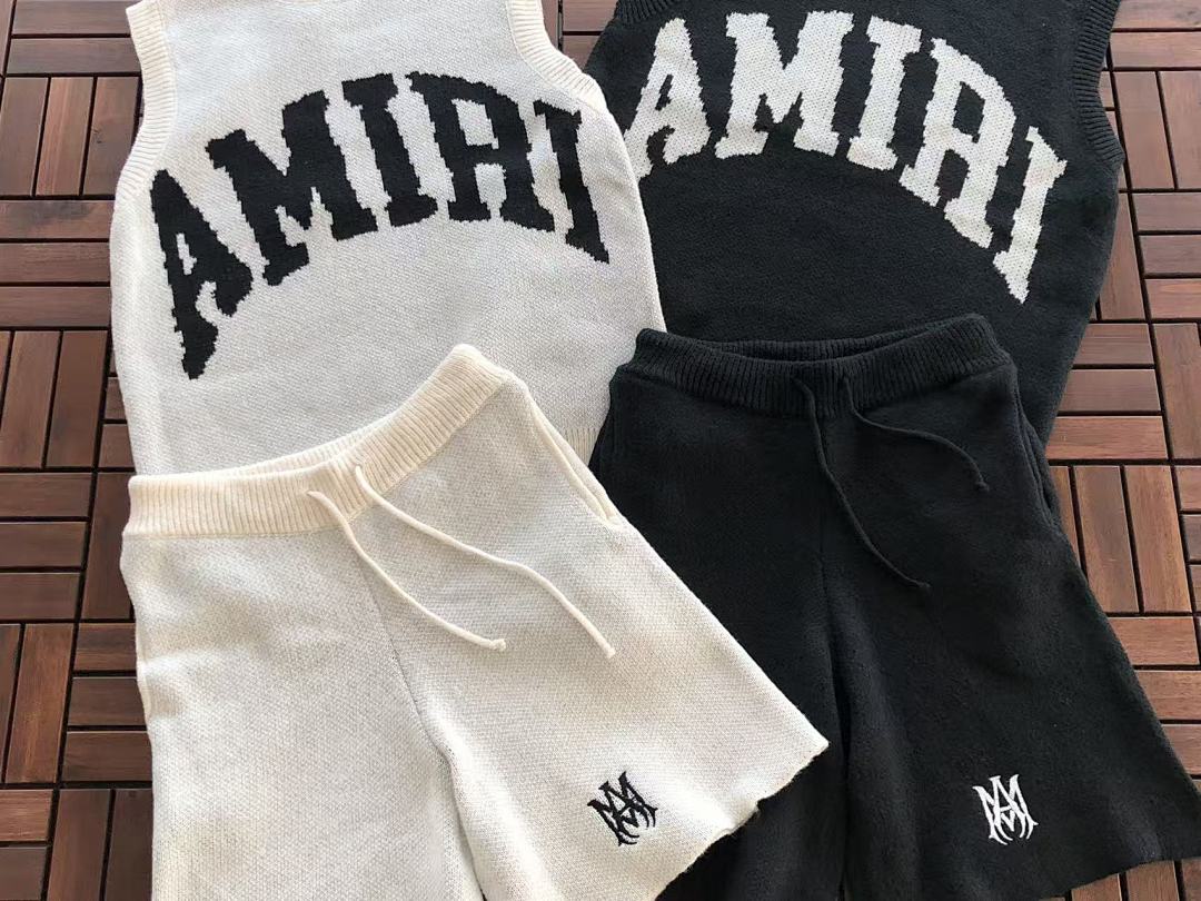 AMIRI ~179 AMIRI VEST SHORTS SWEATER 33121731 (Im 180CM 68KG Iwear Size XL In The Photo) - Image 7