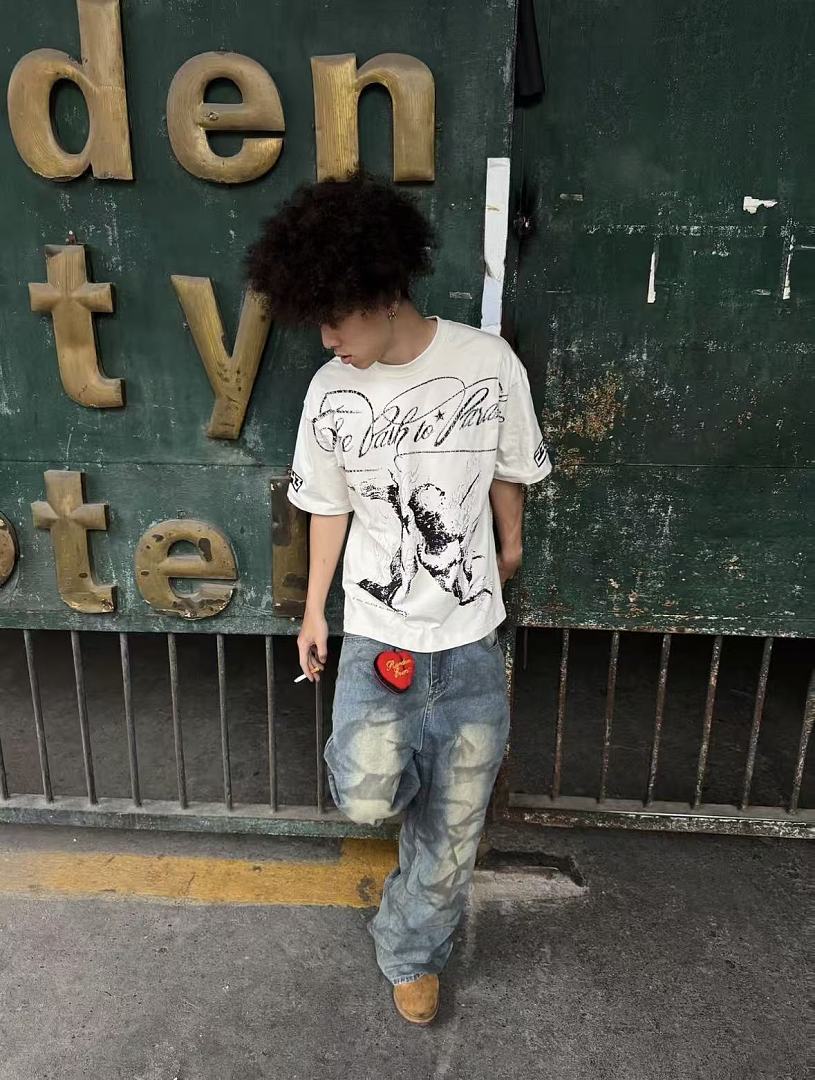Other ~109 HELLSTAR T-SHIRT 66030425 (Im 176CM 58KG Iwear Size M In The Photo) - Image 3