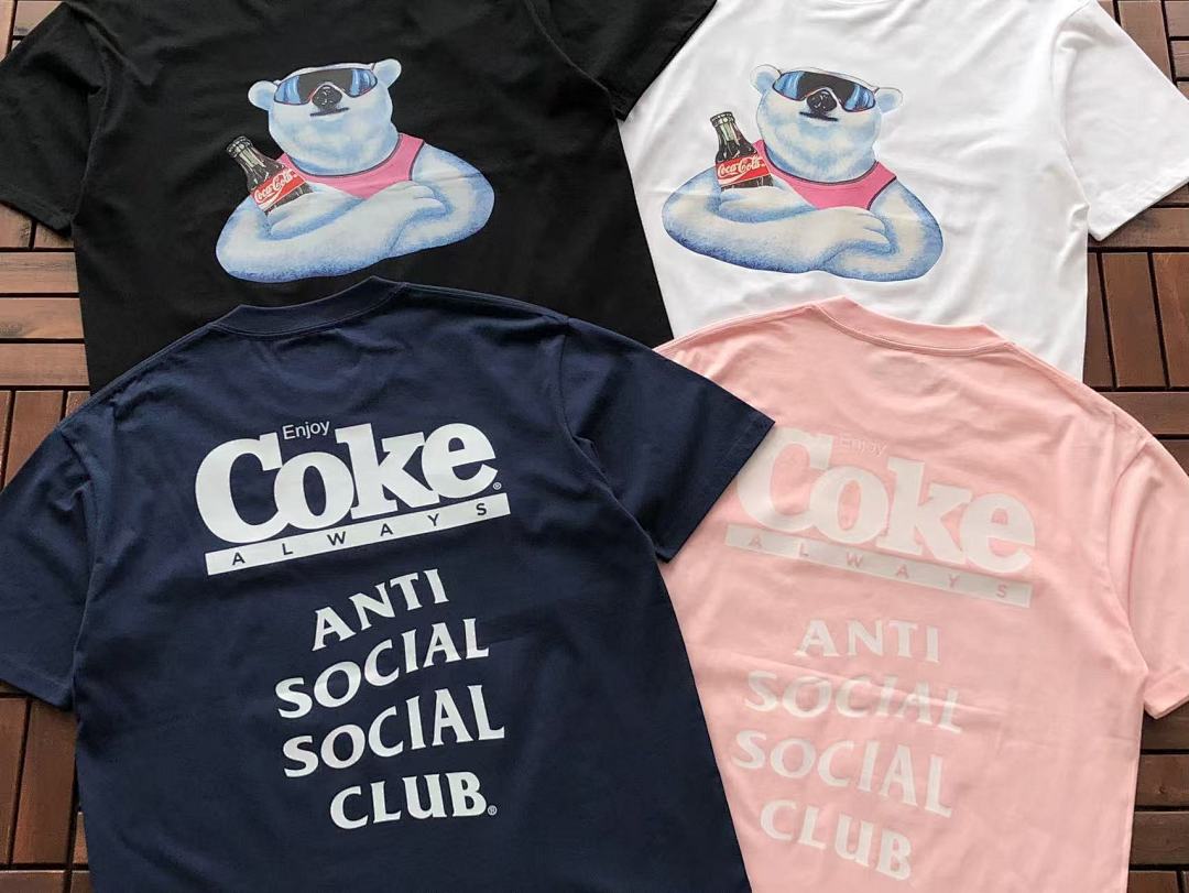 On Running ~ 85 ANTI SOCIAL CLUB & COCACOLA T-SHIRT 55041202 (Im 185CM 70KG Iwear Size L In The Photo) - Image 7
