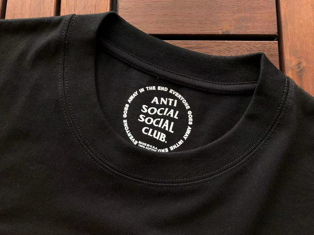 On Running ~85 ANTI SOCIAL CLUB T-SHIRT 55041538 (Im 180CM 68KG Iwear Size M In The Photo) - Image 25