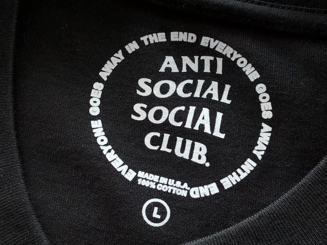 On Running ~85 ANTI SOCIAL CLUB T-SHIRT 11092854 (Im 180CM 68KG Iwear Size L In The Photo) - Image 20