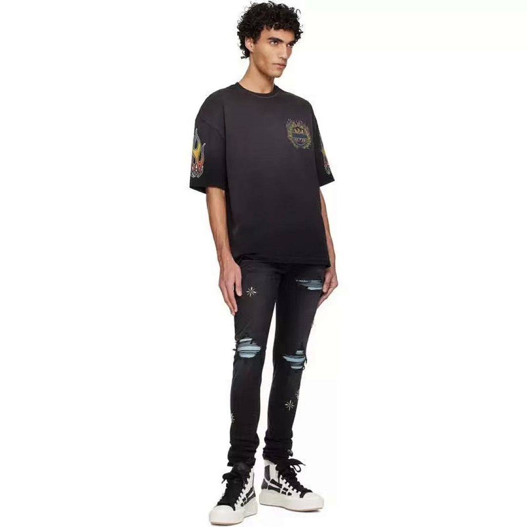 AMIRI ~86 AMIRI T-SHIRT 77032511 (Im 176CM 58KG Iwear Size M In The Photo) - Image 3
