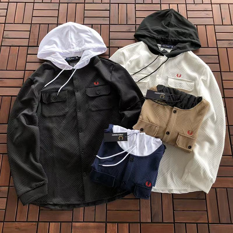 On Running ~225 FRED PERRY LONG-SLEEVE 22092345 (Im 180CM 68KG Iwear Size XL In The Photo), photo 1