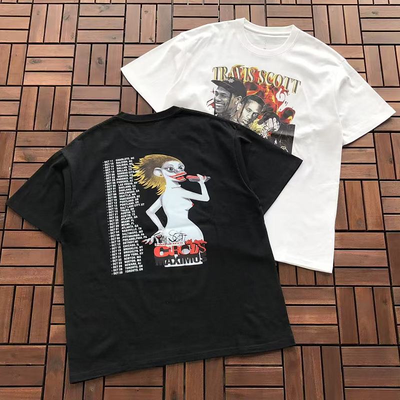 ~79 TRAVIS SCOTT T-SHIRT 77042123 (Im 185CM 80KG Iwear Size M In The Photo), photo 1