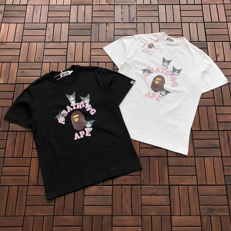Bape ~109 BAPE & SANRIO T-SHIRT 55042179 (Im 176CM 58KG Iwear Size M In The Photo), photo 1
