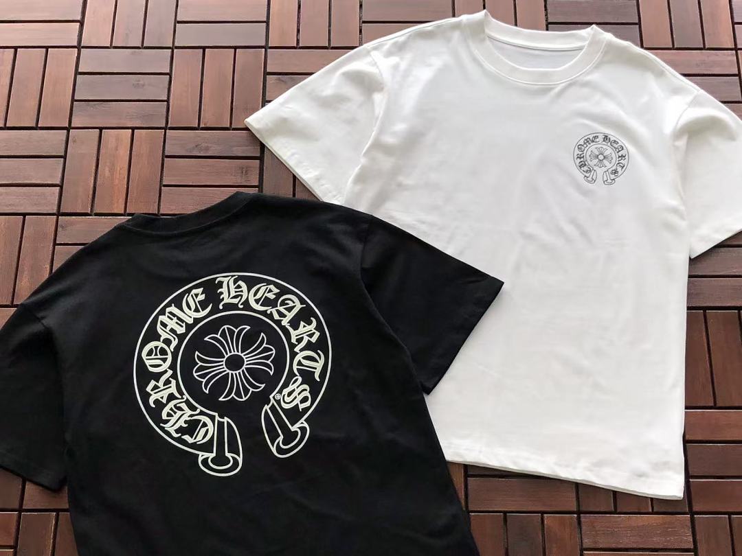 Other ~95 CH🔥OM🔥 HE🔥RTS T-SHIRT 77061558 (Im 185CM 70KG Iwear Size M In The Photo) - Image 6