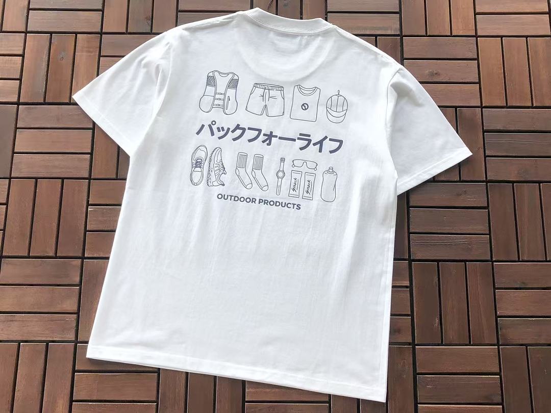 On Running ¥~89 OUTDOOR PRODUCTS T-SHIRT 55052619 (Im 185CM 80KG Iwear Size M In The Photo) - Image 8