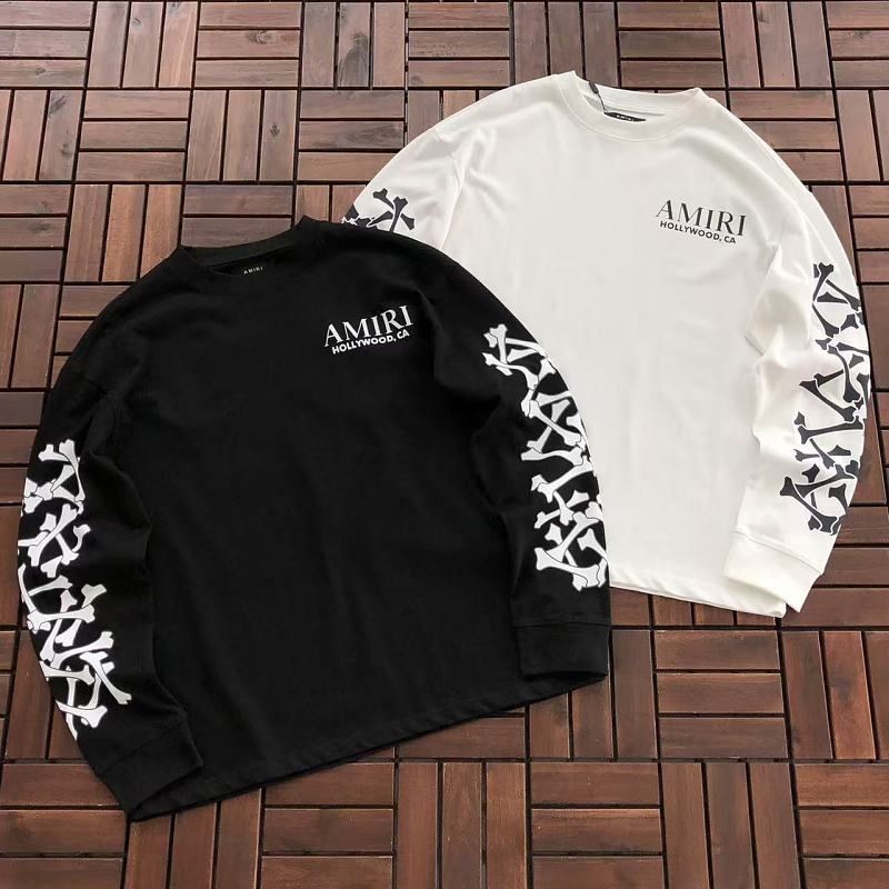 AMIRI ~125 AMIRI LONG-SLEEVE 55081008 (Im 185CM 70KG Iwear Size M In The Photo)