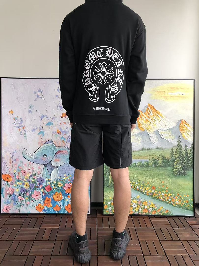 Other ~189 CH🔥OM🔥 HE🔥RTS HOODIE 77091046 (Im 185CM 70KG Iwear Size M In The Photo) - Image 4