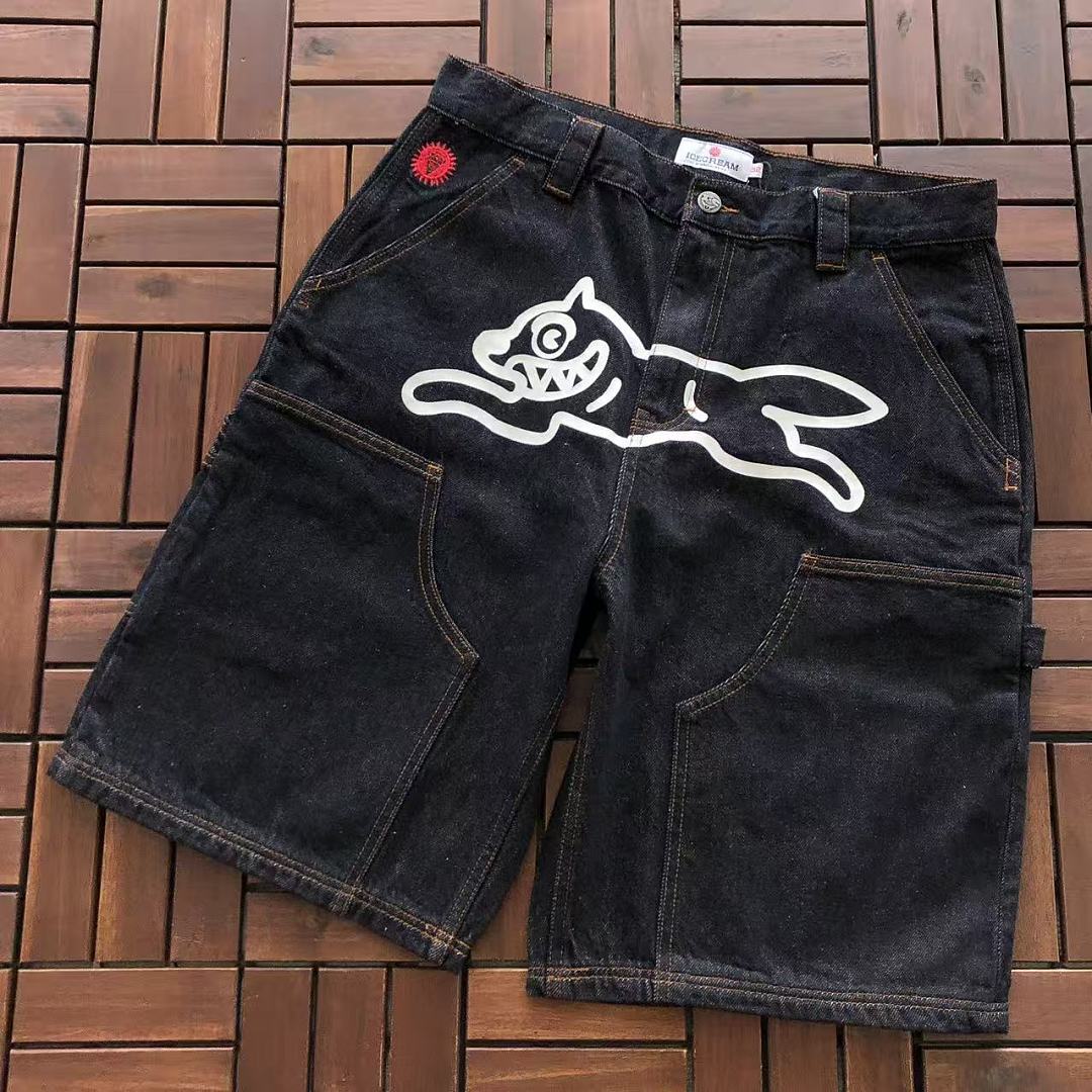 ~ 185 ICECREAM SHORTS JEANS 55060419 (Im 185CM 70KG Iwear Size 32 In The Photo), photo 1
