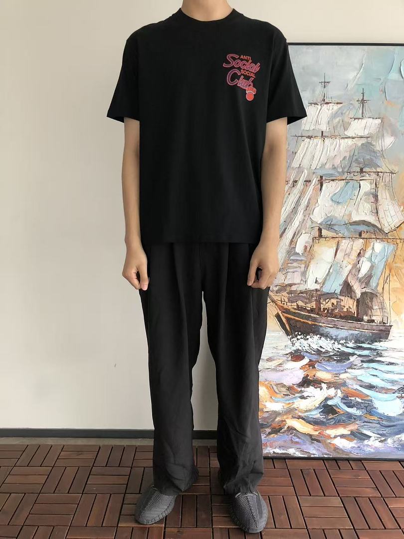 On Running ~85 ANTI SOCIAL CLUB T-SHIRT 55041578 (Im 185CM 70KG Iwear Size M In The Photo) - Image 3