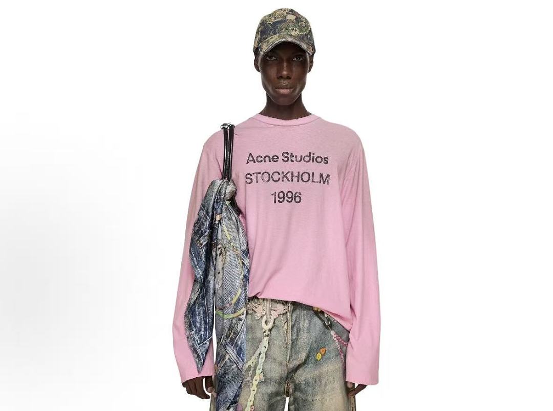 Other ~135 ACNE STUDIOS LONG-SLEEVE 77081902 (Im 185CM 80KG Iwear Size M In The Photo) - Image 11