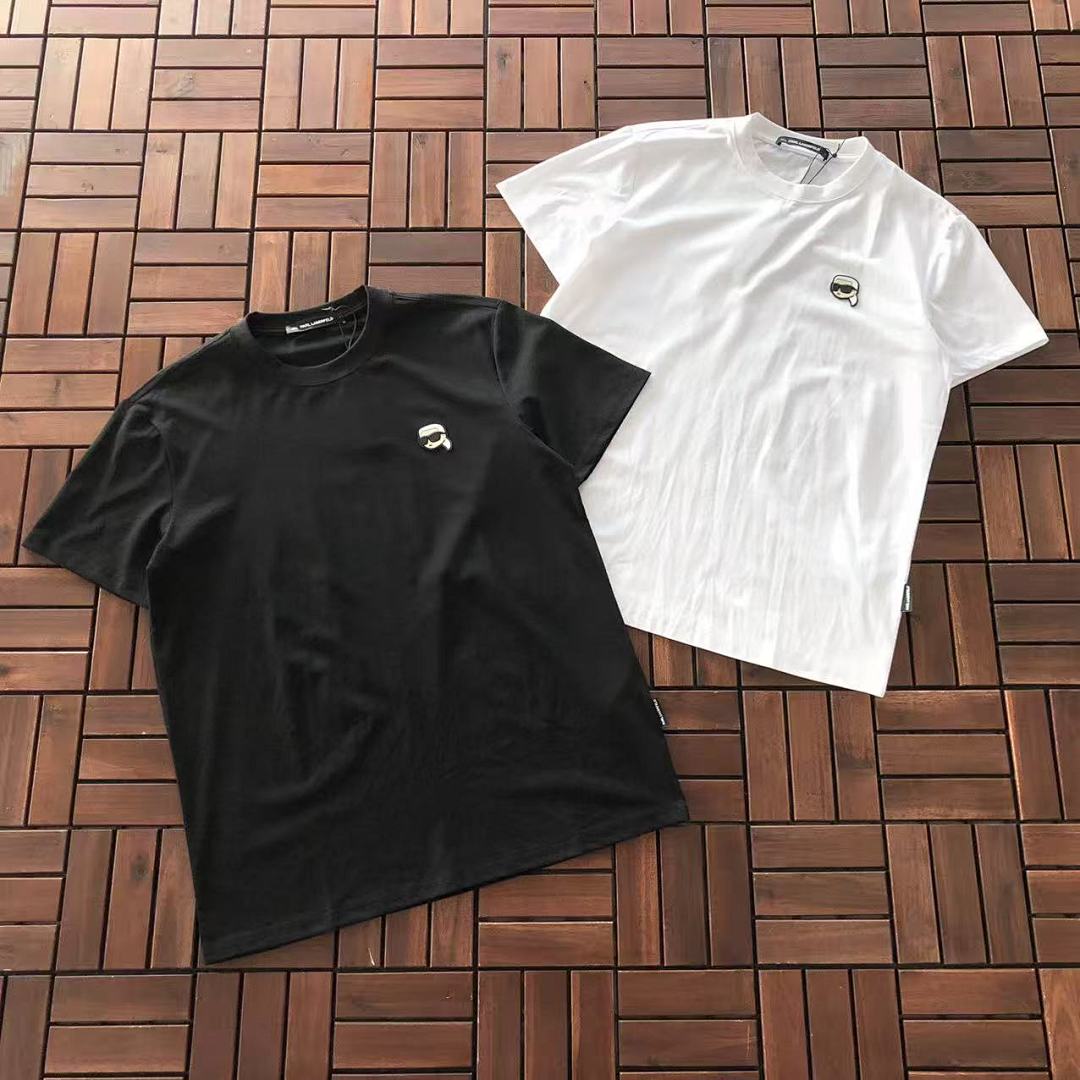 ~129 KARL LAGERFELD T-SHIRT 11122807 (Im 180CM 68KG Iwear Size L In The Photo), photo 1