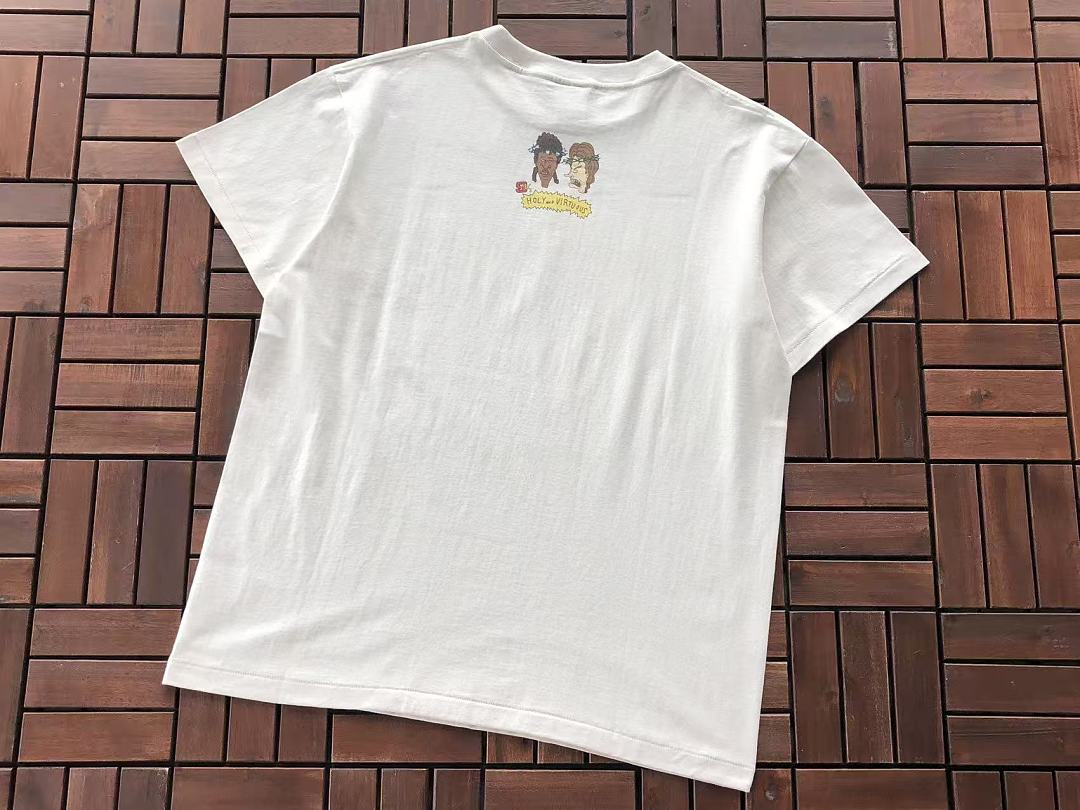 Other 🔥1:1🔥~125 SAINT MICHAEL T-SHIRT 77070724 (Im 185CM 80KG Iwear Size M In The Photo) - Image 12