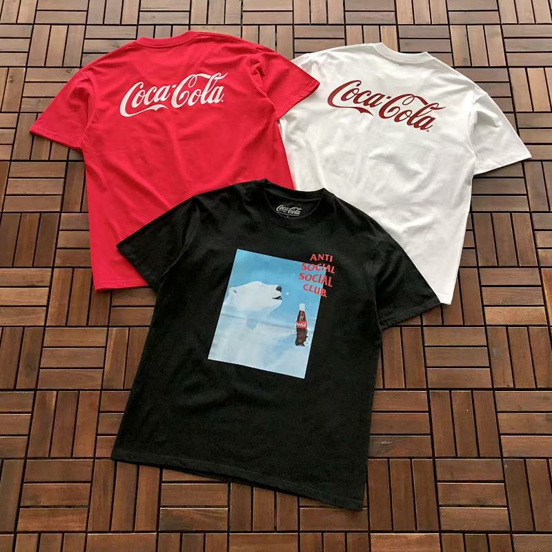 On Running ~85 ANTI SOCIAL CLUB & COCACOLA T-SHIRT 55041213 (Im 185CM 70KG Iwear Size L In The Photo)