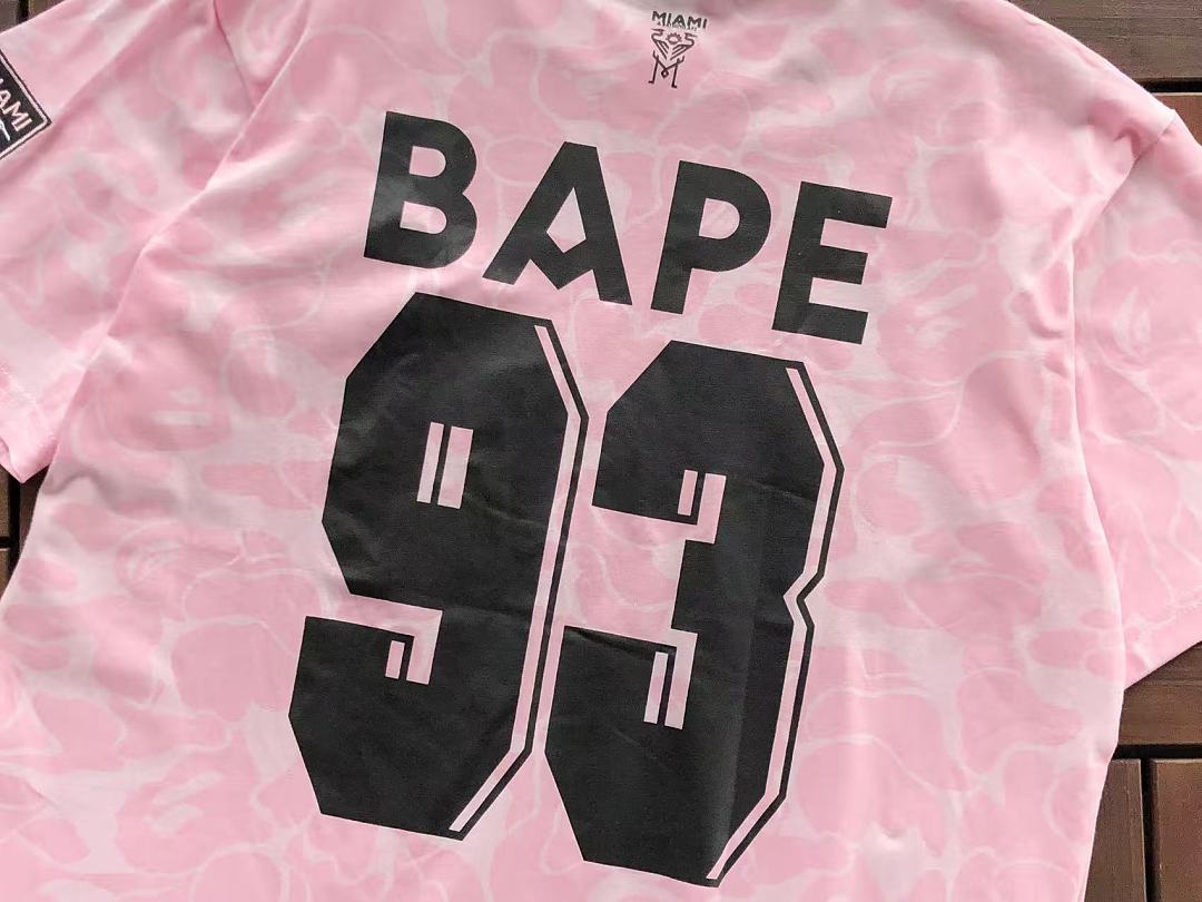 Other ~99 BAPE & INTER MIAMI T-SHIRT 55040716 (Im 185CM 80KG Iwear Size M In The Photo) - Image 19