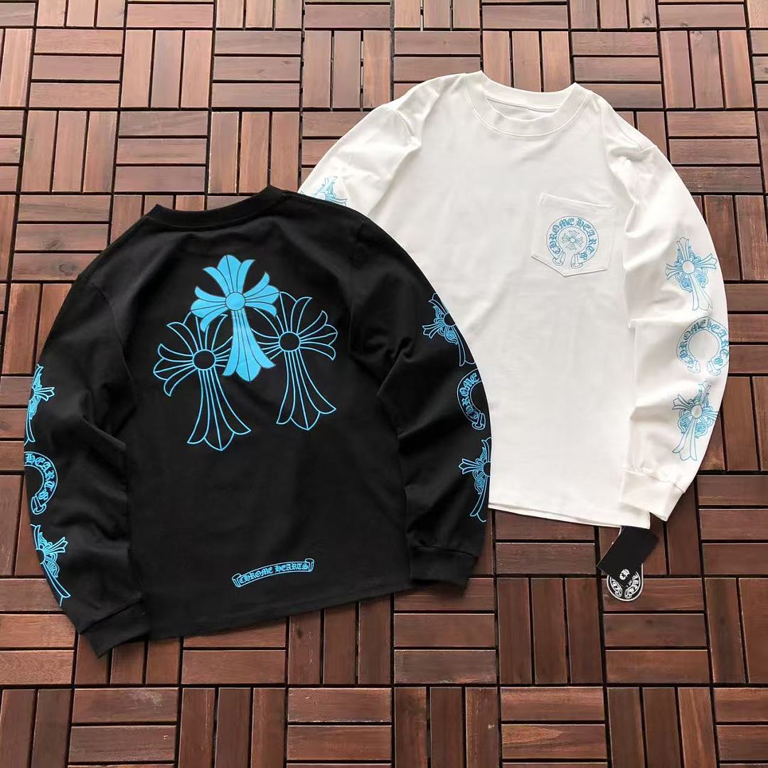 Chanel ~135 CH🔥OM🔥 HE🔥RTS LONG-SLEEVE 77073129 (Im 185CM 80KG Iwear Size M In The Photo), photo 1
