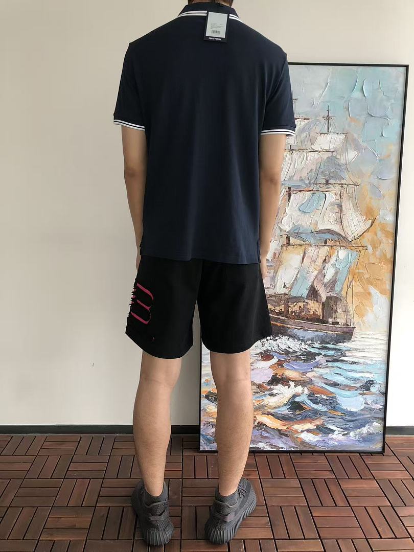 Other ~ 129 FRED PERRY T-SHIRT 55050808 (Im 185CM 70KG Iwear Size L In The Photo) - Image 5