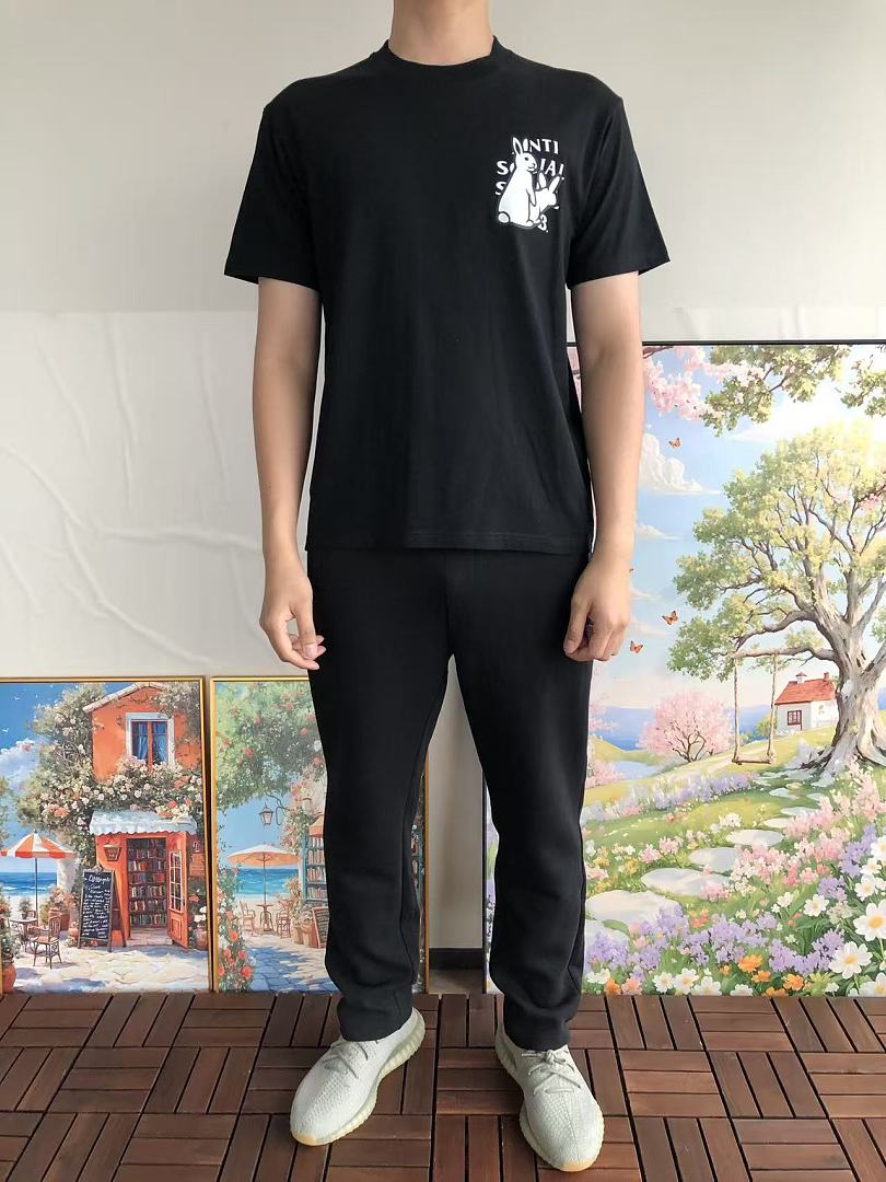 On Running ~85 ANTI SOCIAL CLUB T-SHIRT 55041488 (Im 185CM 80KG Iwear Size M In The Photo) - Image 3