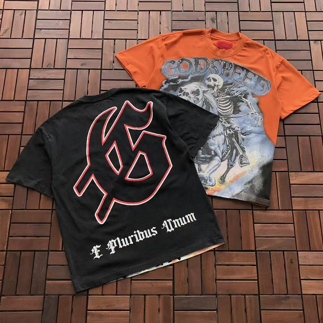 ~86 GODSPEED T-SHIRT 77040643 (Im 176CM 58KG Iwear Size M In The Photo), photo 1