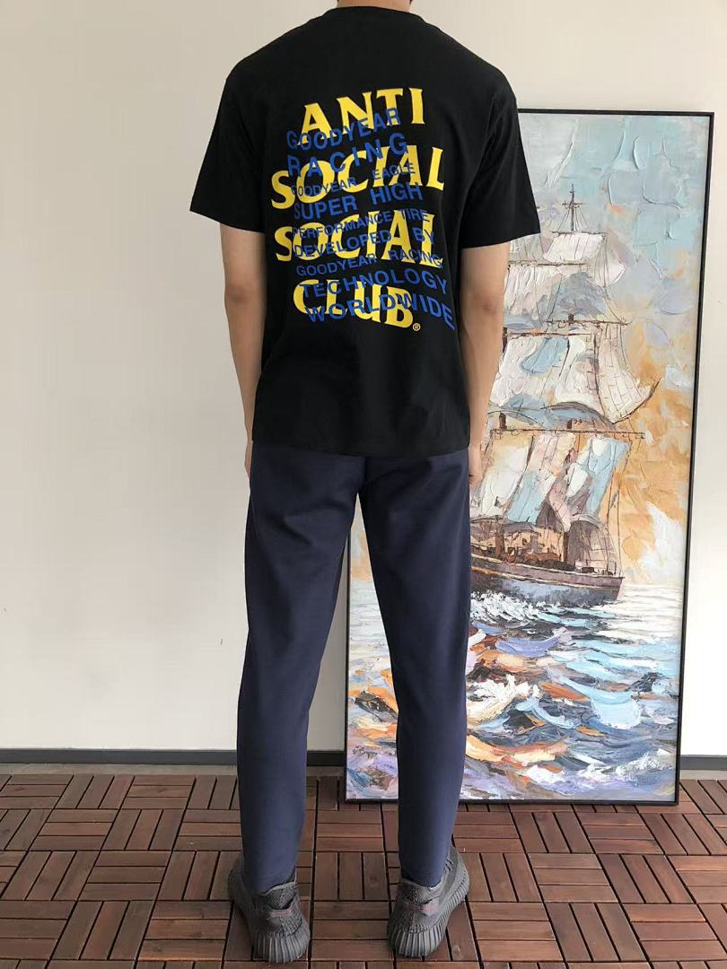 On Running ~ 85 ANTI SOCIAL CLUB T-SHIRT 55041116 (Im 185CM 70KG Iwear Size M In The Photo) - Image 4