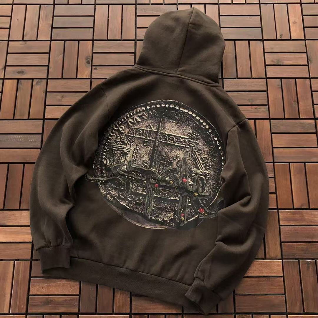Other ~135 TRAVIS SCOTT HOODIE FLEECE 77010433 (Im 185CM 80KG Iwear Size M In The Photo), photo 1