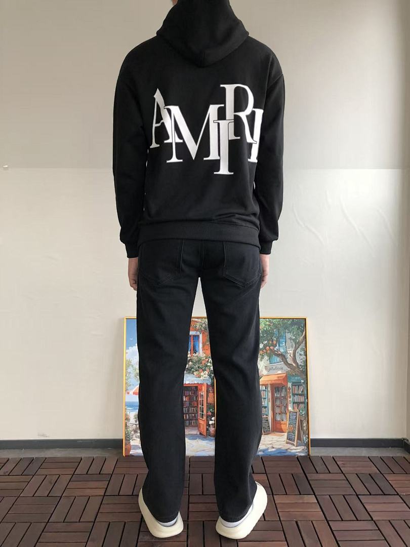 AMIRI ~139 AMIRI HOODIE 33111708 (Im 185CM 80KG Iwear Size M In The Photo) - Image 4