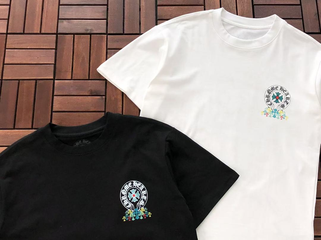 Other ~89 CH🔥OM🔥 HE🔥RTS T-SHIRT 77061529 (Im 185CM 70KG Iwear Size M In The Photo) - Image 8