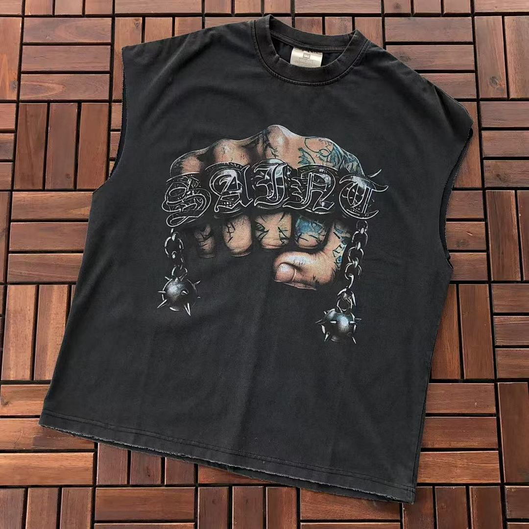 Other ~109 VINTAGE VEST 11102982 (Im 185CM 73KG Iwear Size M In The Photo), photo 1