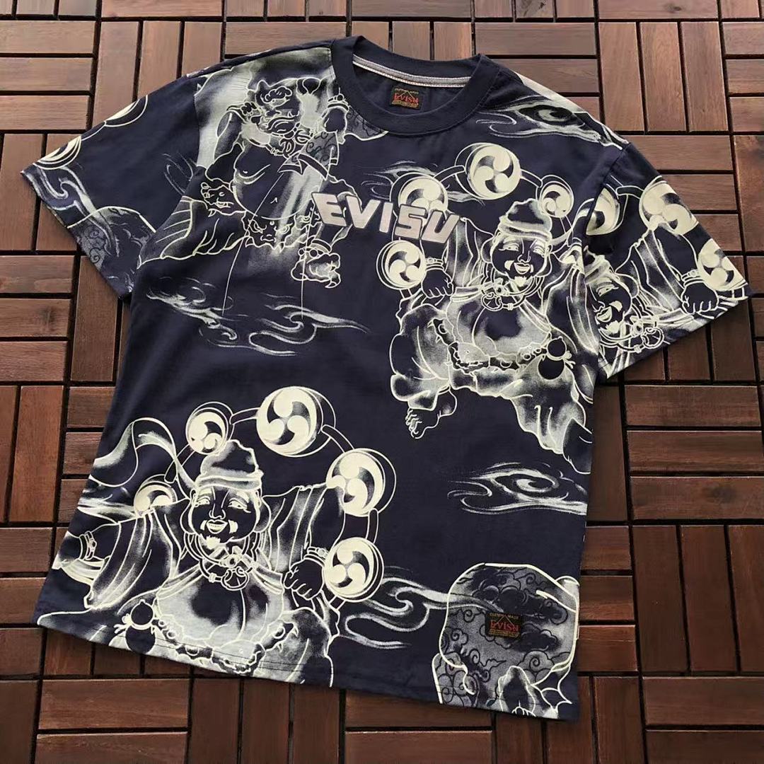 Other ~89 EVISU T-SHIRT 55041728 (Im 185CM 70KG Iwear Size M In The Photo), photo 1