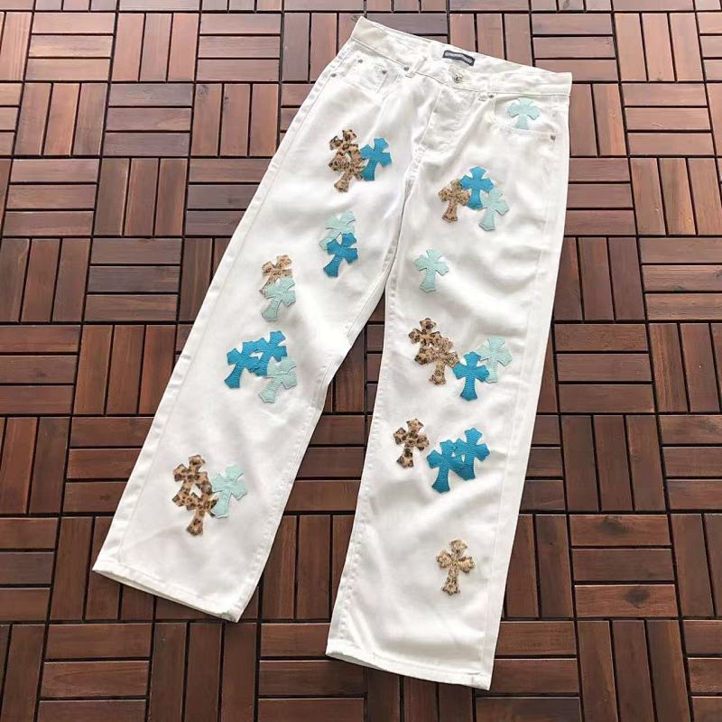 Chanel Chanel ~139 CH🔥OM🔥 HE🔥RTS JEANS 77040306 (Im 176CM 58KG Iwear Size L In The Photo), photo 1