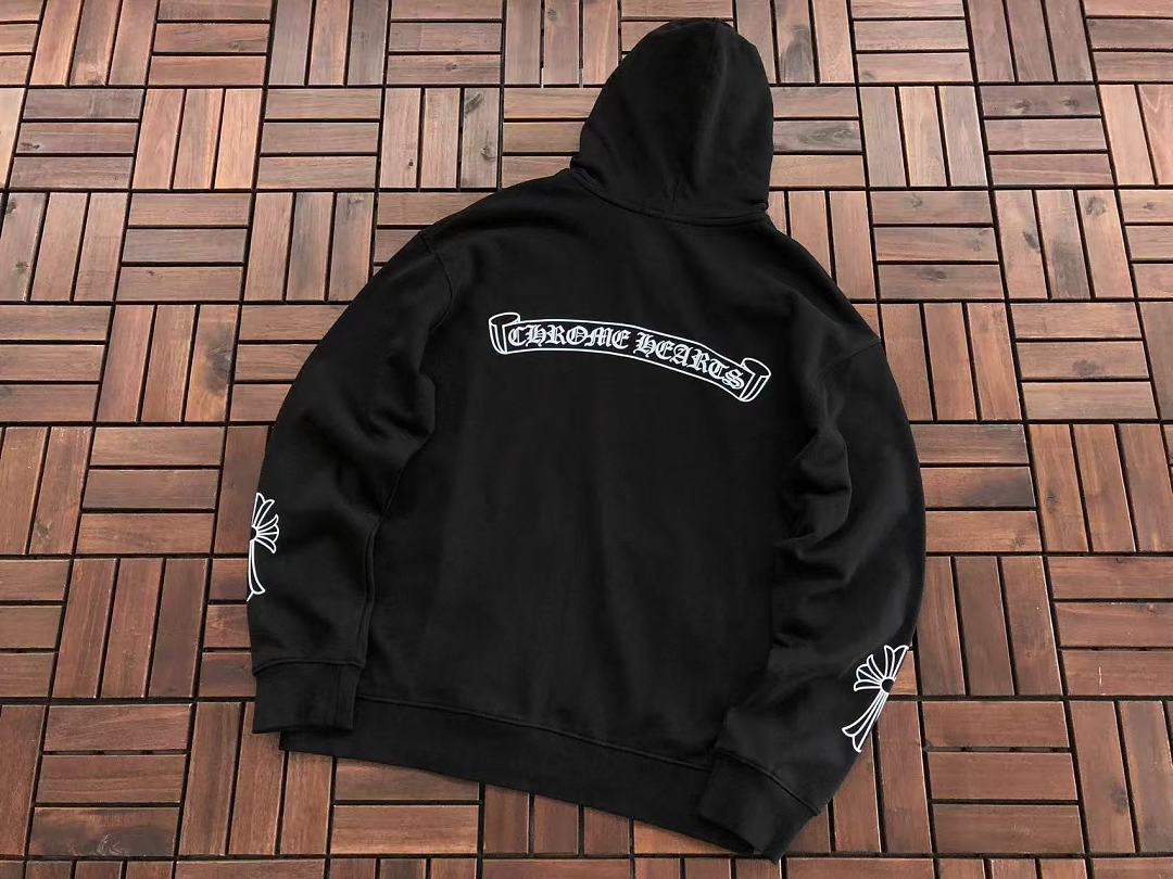 Other ~236 CH🔥OM🔥 HE🔥RTS HOODIE 66081212 (Im 185CM 70KG Iwear Size L In The Photo) - Image 5