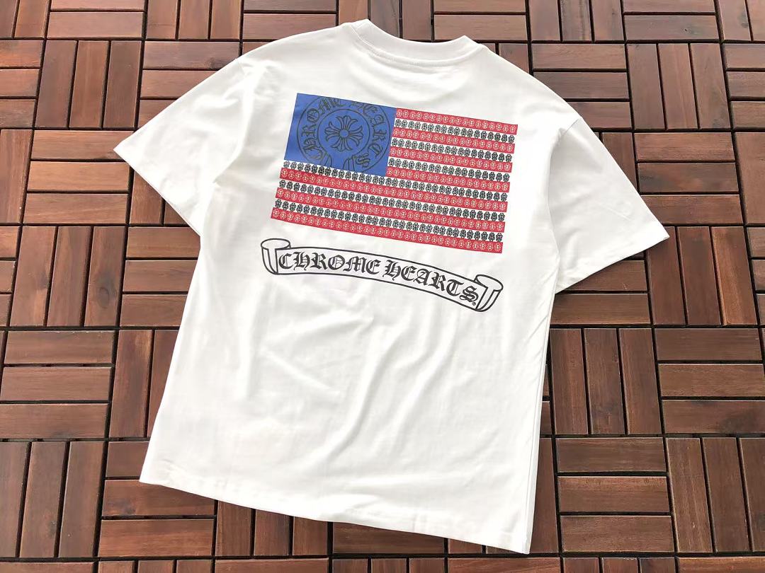 Other ~89 CH🔥OM🔥 HE🔥RTS T-SHIRT 77061528 (Im 185CM 70KG Iwear Size M In The Photo) - Image 10