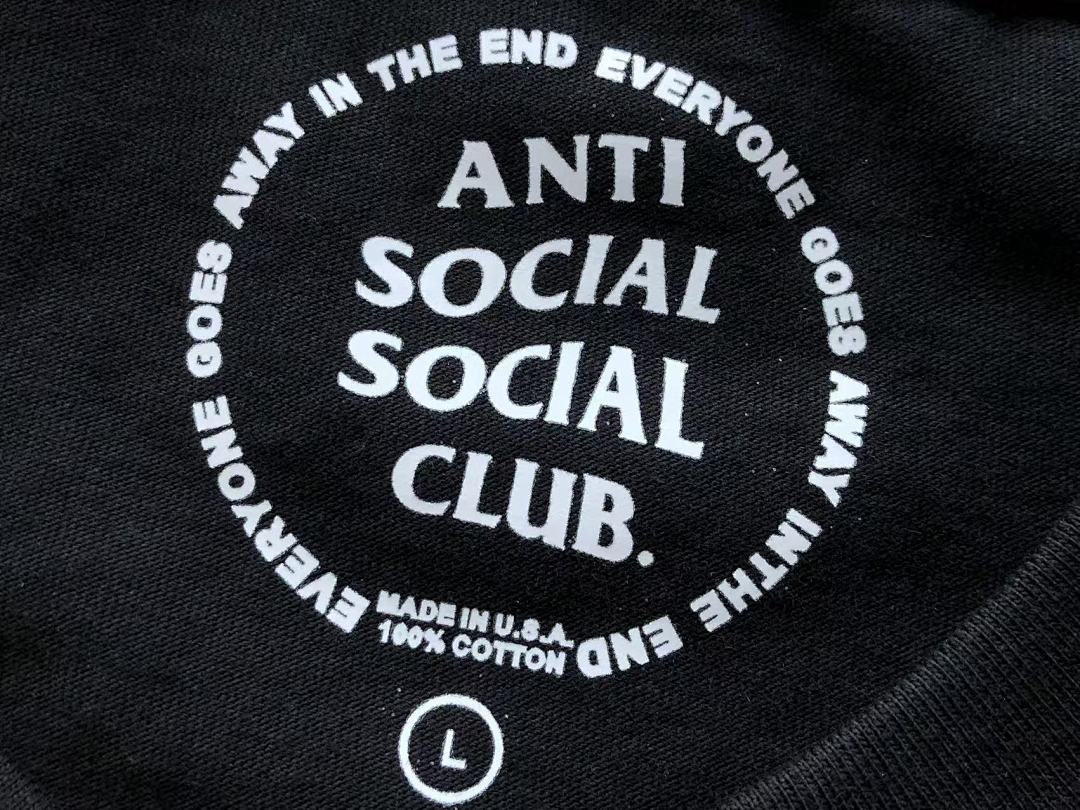 On Running ~ 85 ANTI SOCIAL CLUB T-SHIRT 55041129 (Im 185CM 70KG Iwear Size L In The Photo) - Image 20