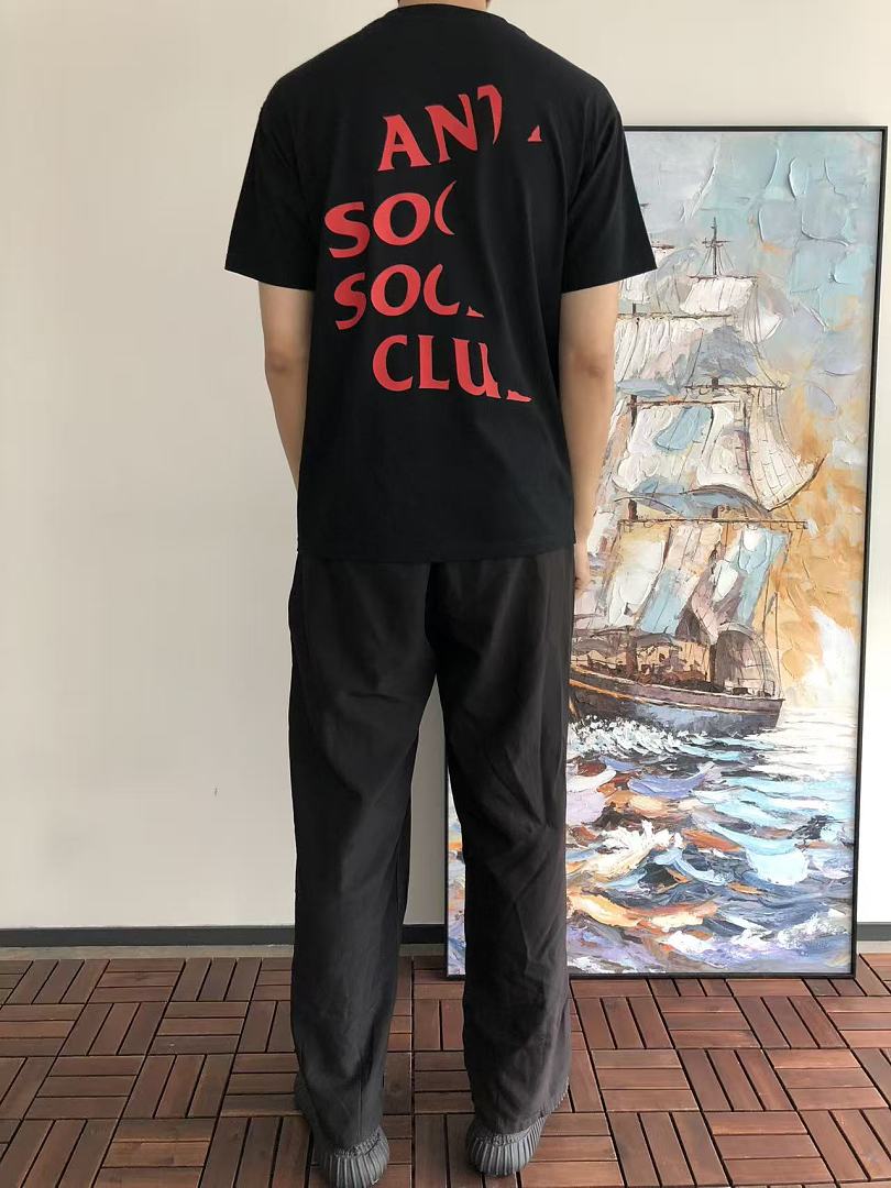 On Running ~85 ANTI SOCIAL CLUB T-SHIRT 55041634 (Im 185CM 70KG Iwear Size M In The Photo) - Image 4