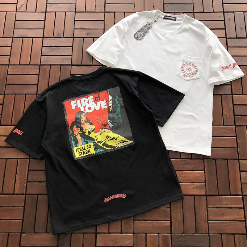 Chanel Chanel ~86 CH🔥OM🔥 HE🔥RTS T-SHIRT 77041052 (Im 185CM 70KG Iwear Size M In The Photo), photo 1