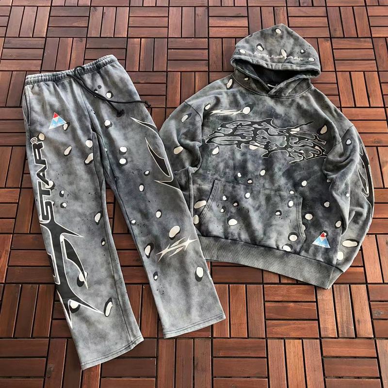 Other TOP ~ 175 PANTS 169 HELLSTAR HOODIE TROUSERS 11110524 (Im 170CM 60KG Iwear Size S In The Photo), photo 1