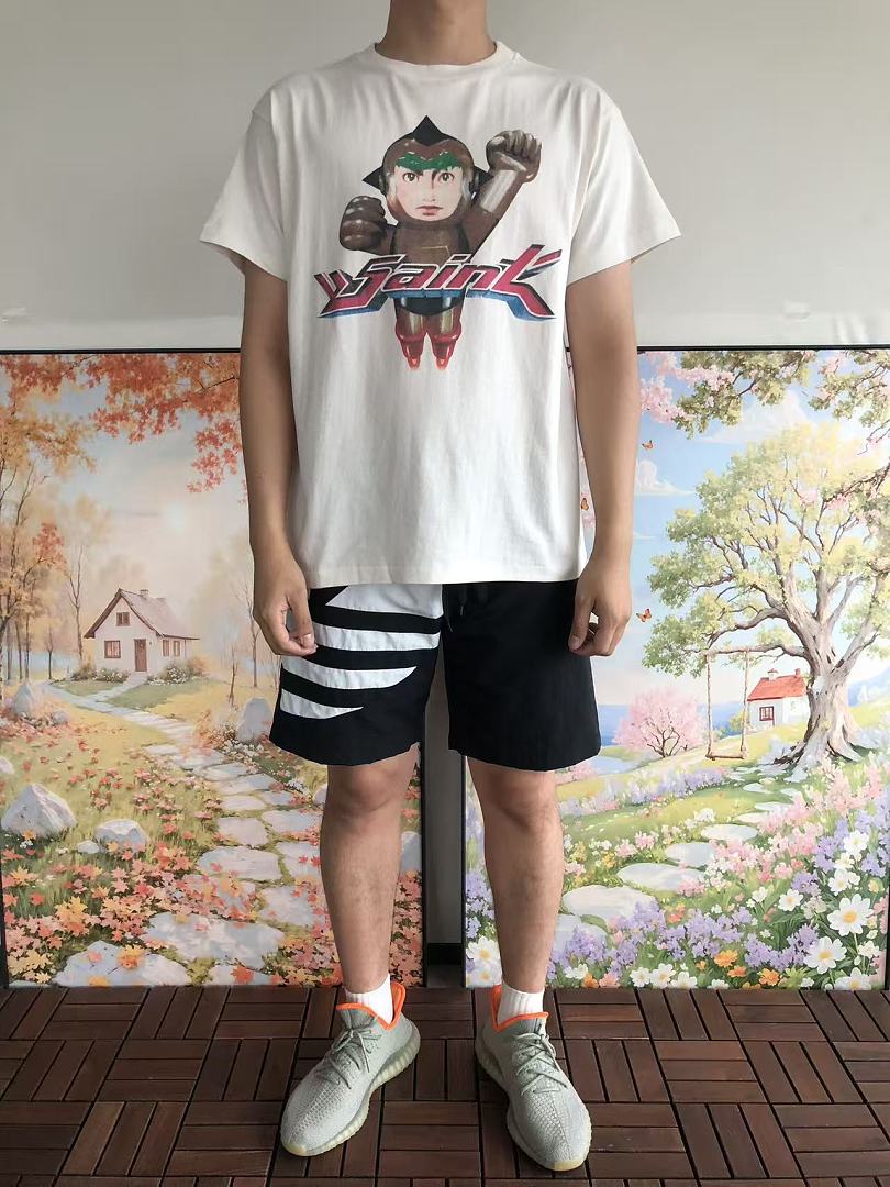 Other 🔥1:1🔥~125 SAINT MICHAEL T-SHIRT 77070726 (Im 185CM 80KG Iwear Size M In The Photo) - Image 6
