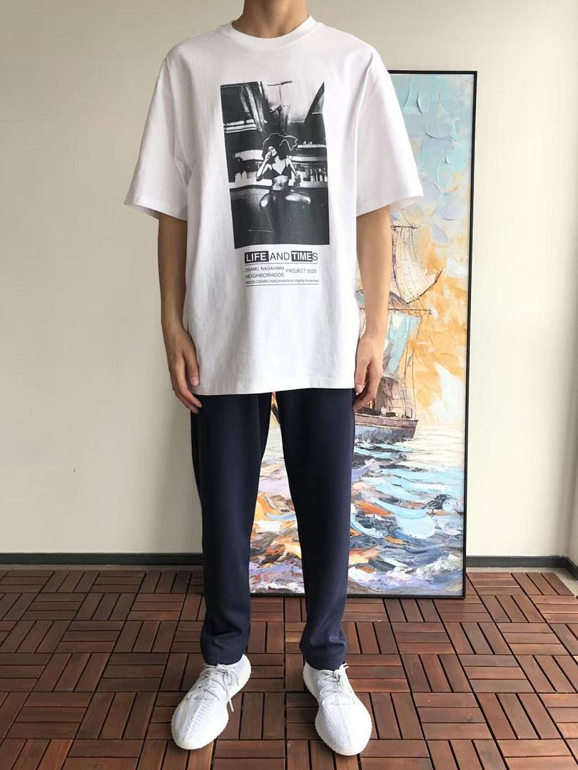 On Running ~109 NEIGHBORHOOD T-SHIRT 11102115 (Im 176CM 58KG Iwear Size L In The Photo) - Image 3