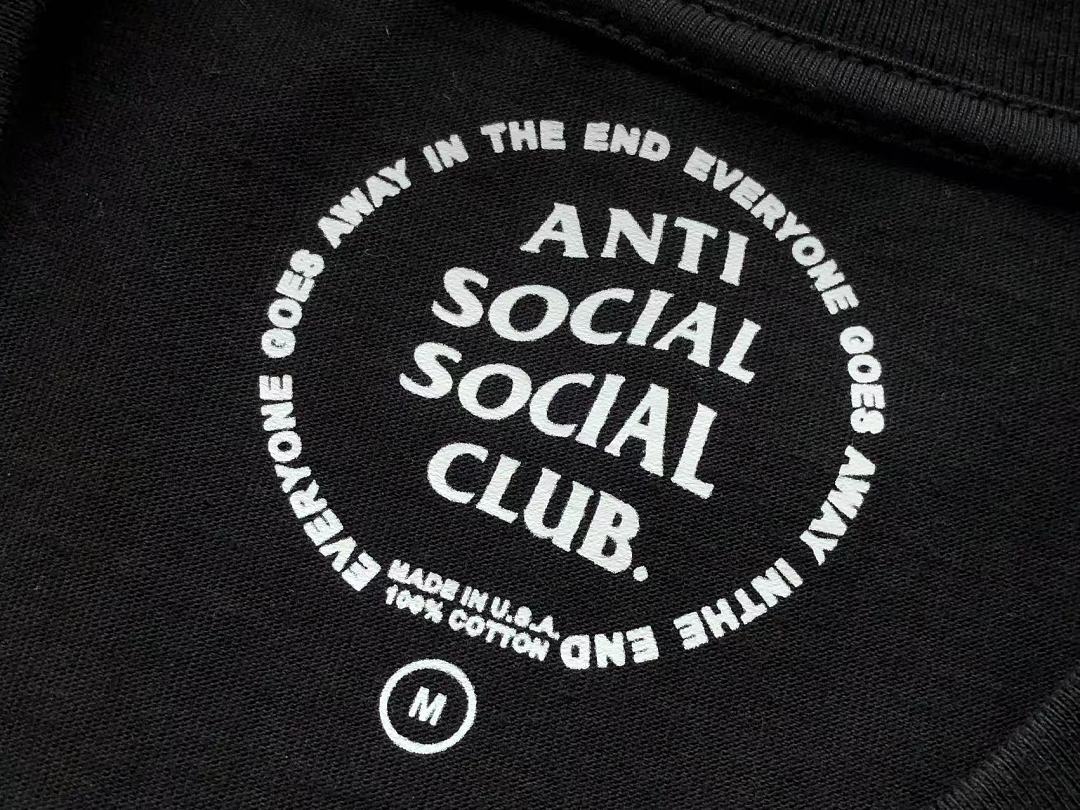 On Running ~ 85 ANTI SOCIAL CLUB T-SHIRT 55041707 (Im 180CM 68KG Iwear Size M In The Photo) - Image 13