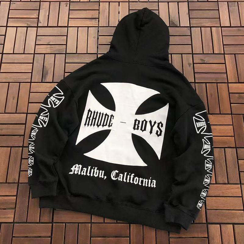 ~139 R🔥U🔥E HOODIE 77080204 (Im 185CM 70KG Iwear Size M In The Photo), photo 1
