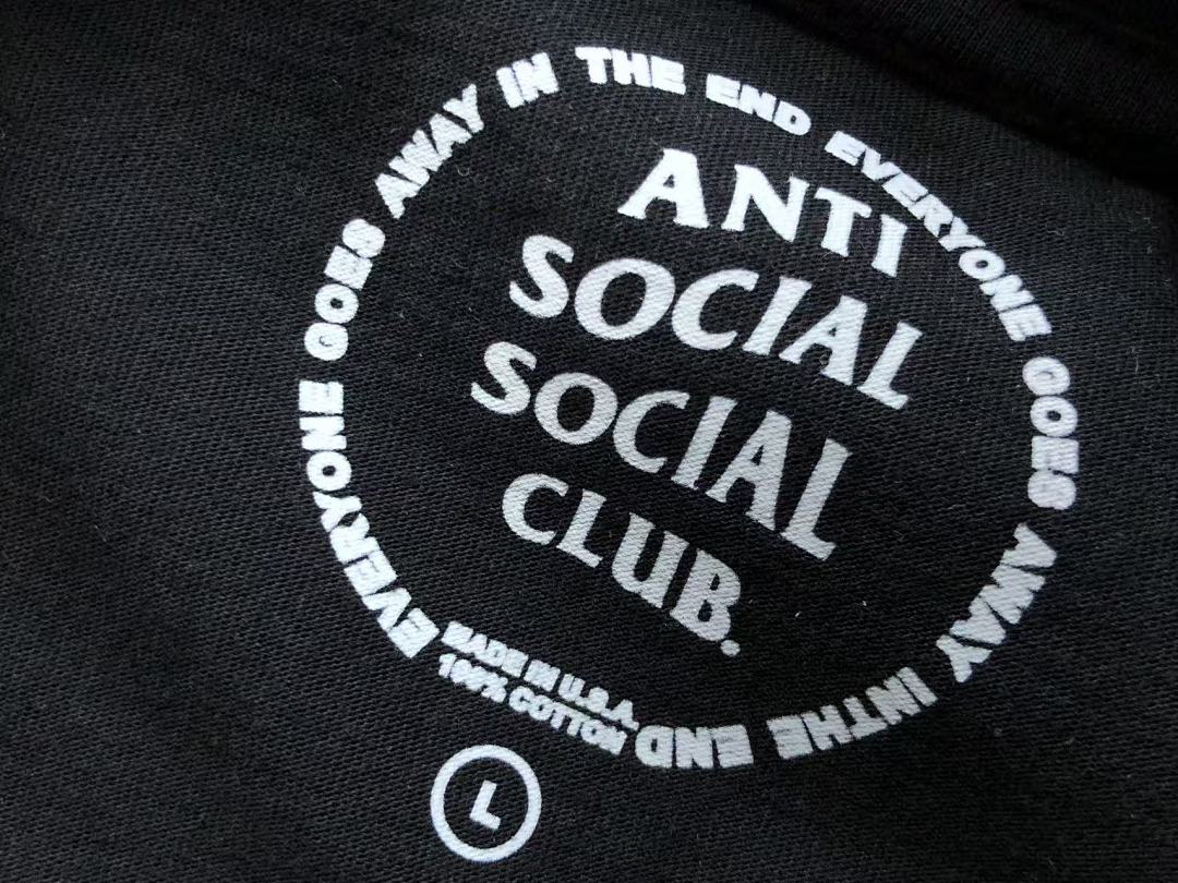 On Running ~85 ANTI SOCIAL CLUB T-SHIRT 11102131 (Im 176CM 58KG Iwear Size L In The Photo) - Image 16