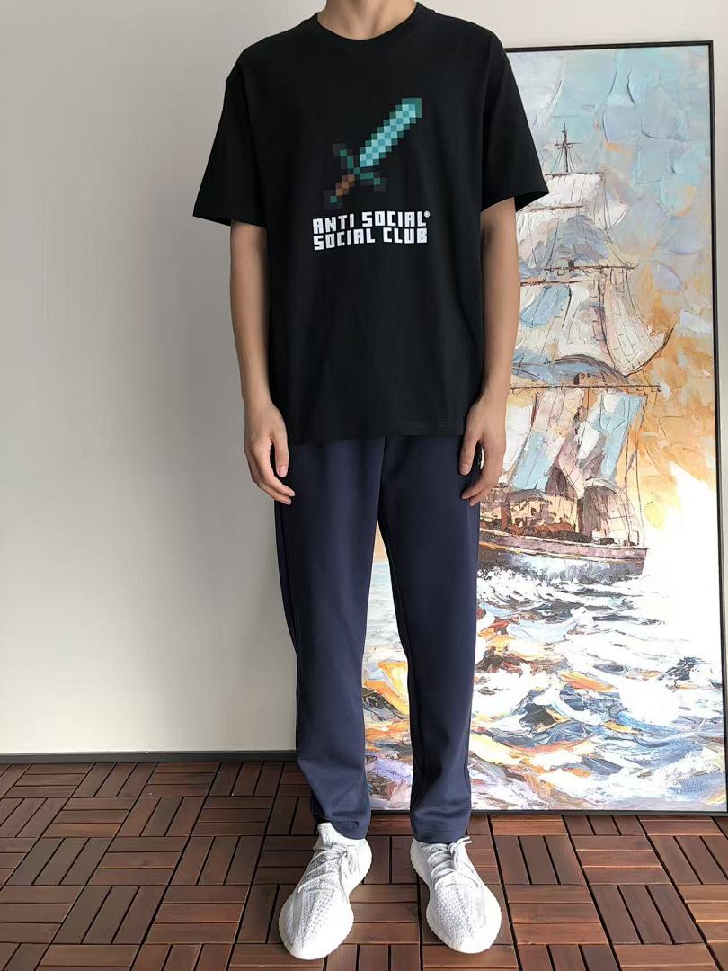 On Running ~85 ANTI SOCIAL CLUB T-SHIRT 11112810 (Im 176CM 58KG Iwear Size M In The Photo) - Image 3