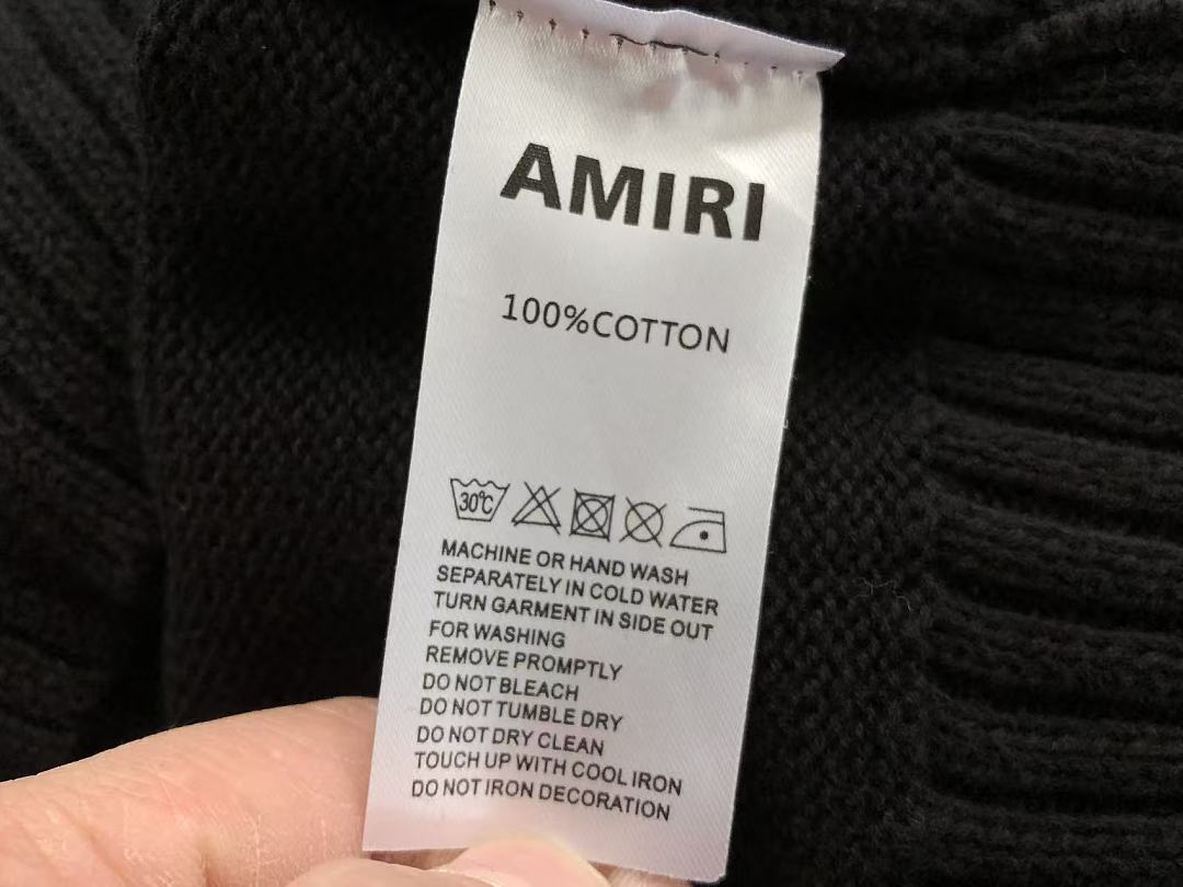 AMIRI ~165 AMIRI SWEATER 77050520 (Im 185CM 70KG Iwear Size M In The Photo) - Image 16