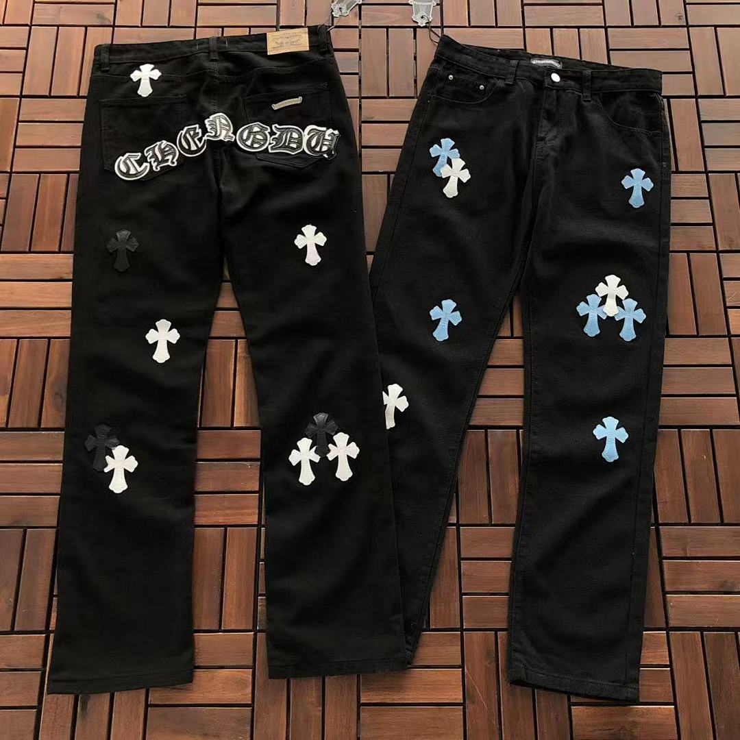 Chanel ~139 CH🔥OM🔥 HE🔥RTS JEANS 77040305 (Im 176CM 58KG Iwear Size L In The Photo), photo 1