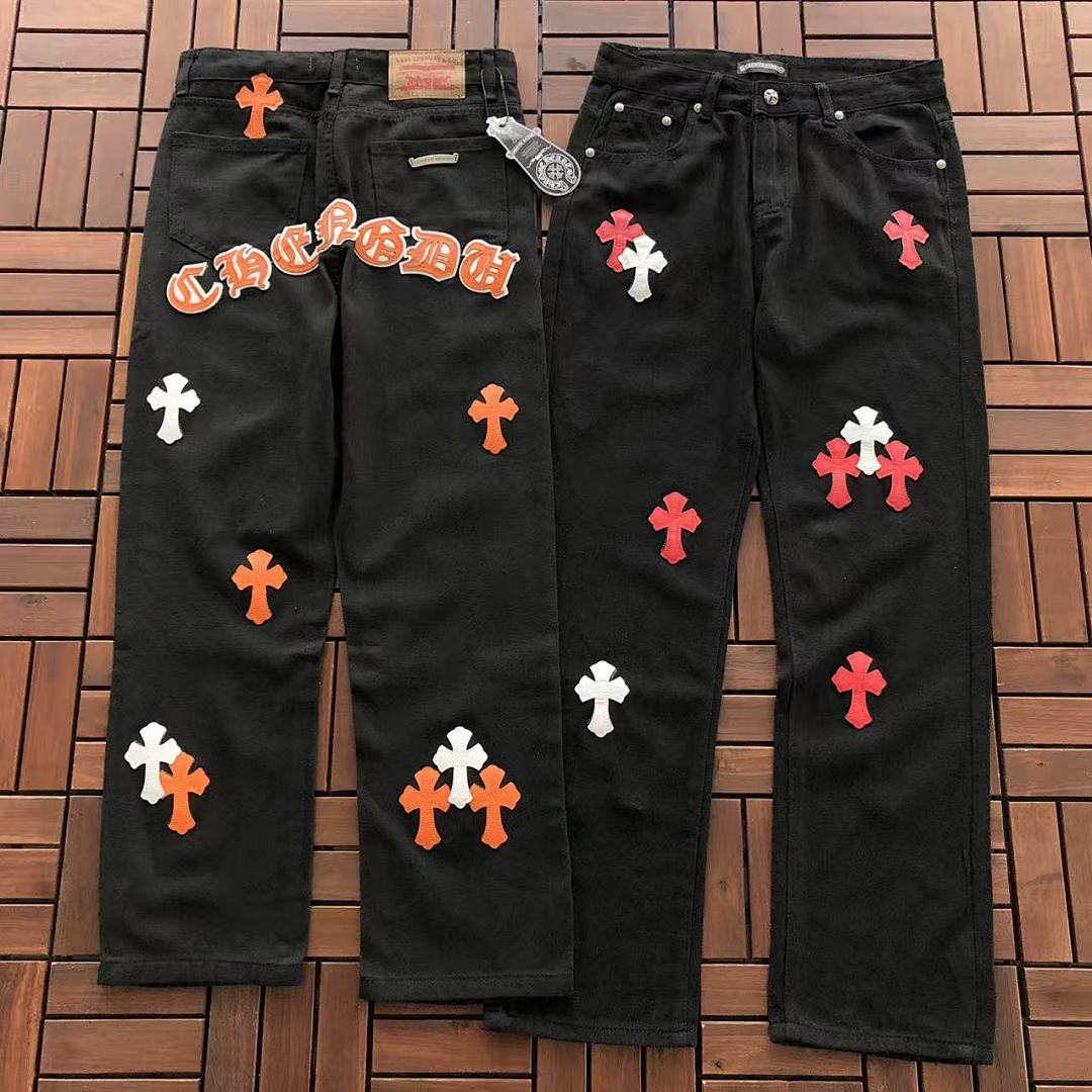Chanel ~139 CH🔥OM🔥 HE🔥RTS JEANS 77040338 (Im 176CM 58KG Iwear Size L In The Photo), photo 1