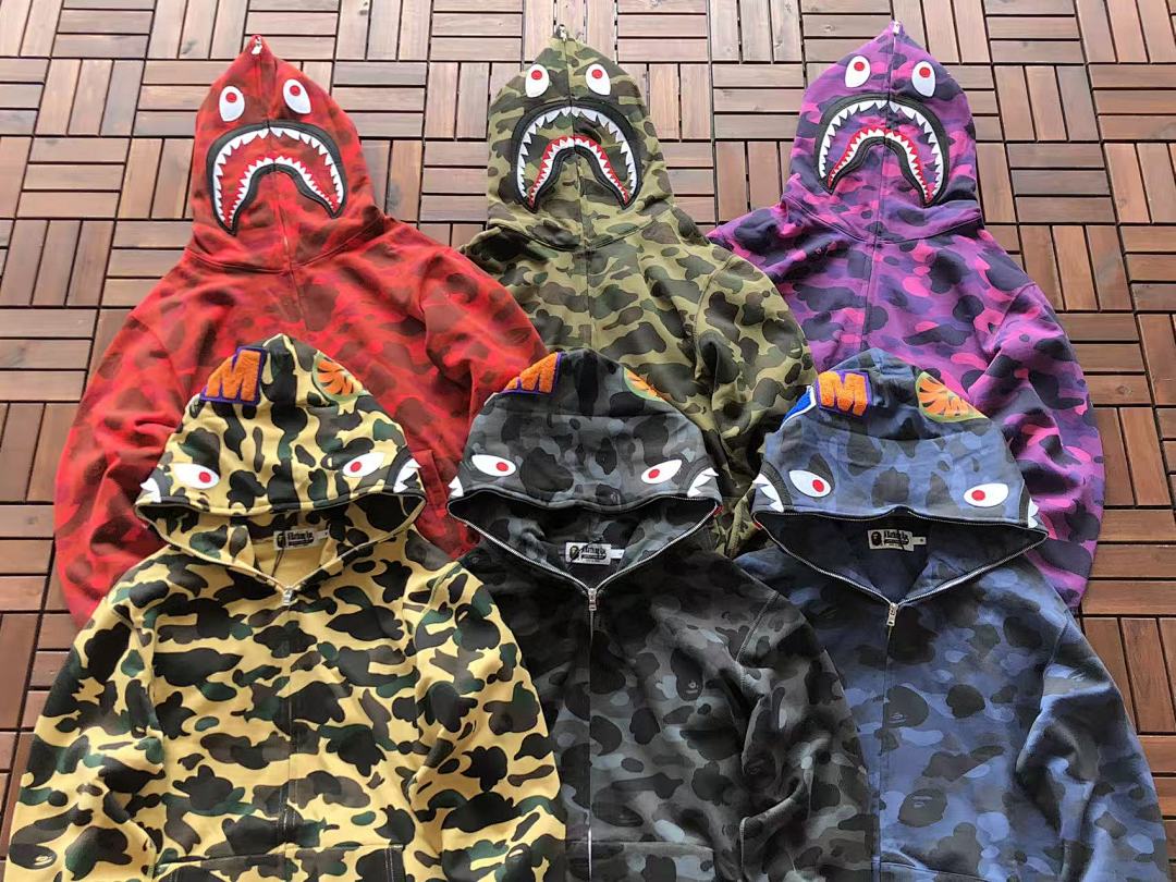 Other ~275 BAPE HOODIE FLEECE 11100447 (Im 180CM 68KG Iwear Size S In The Photo) - Image 7
