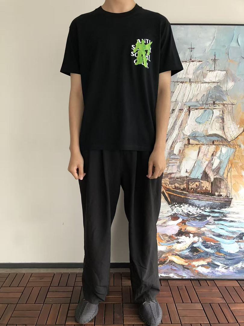 On Running ~85 ANTI SOCIAL CLUB T-SHIRT 55041401 (Im 185CM 70KG Iwear Size M In The Photo) - Image 3