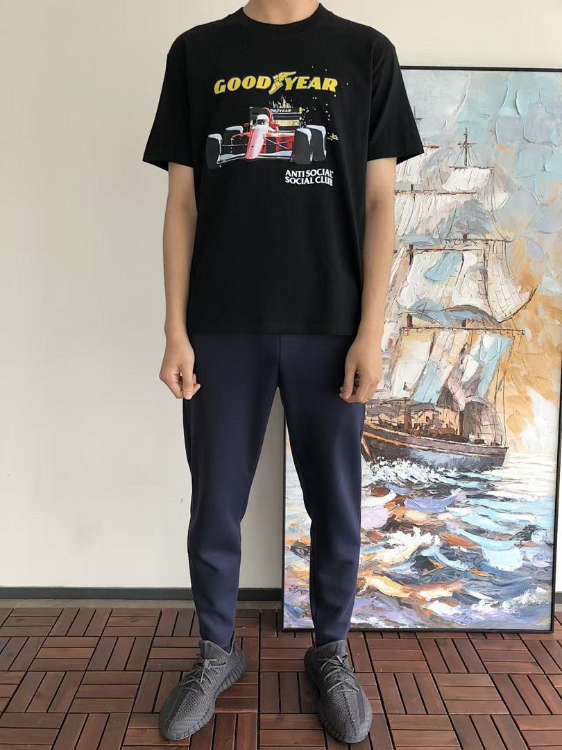 On Running ~ 85 ANTI SOCIAL CLUB T-SHIRT 55041116 (Im 185CM 70KG Iwear Size M In The Photo) - Image 3